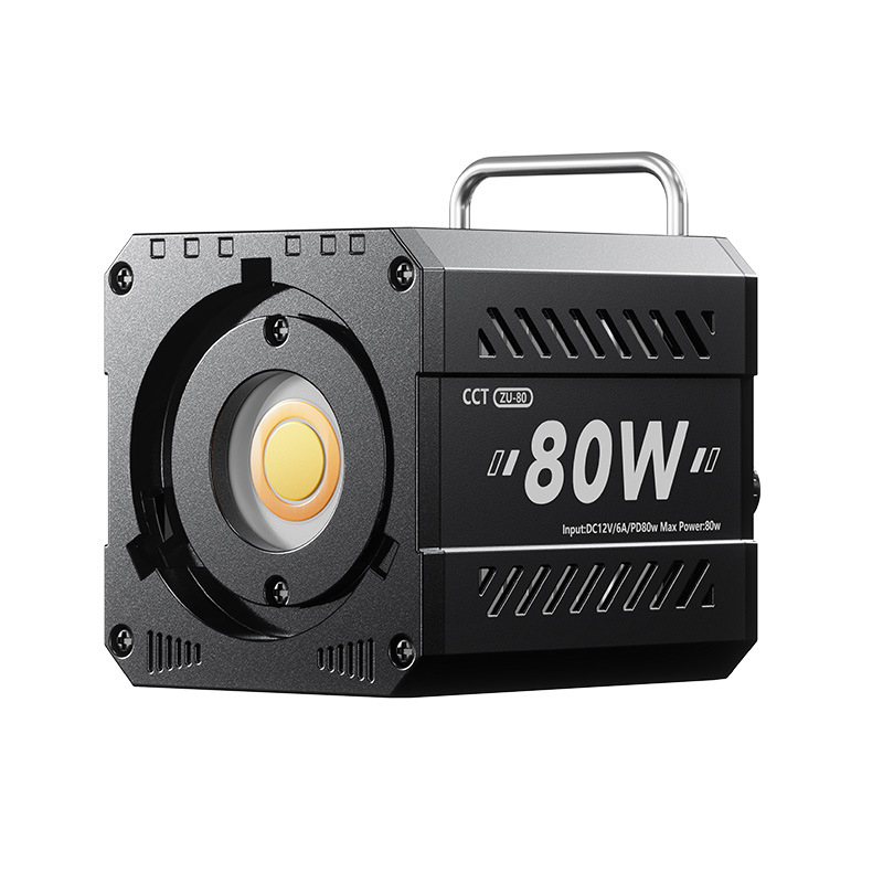 Photography Lighting Handheld - ไฟถ่ายภาพแบบพกพา ZU80 COB กำลังสูง ปรับอุณหภูมิสีได้ 2500-6500K