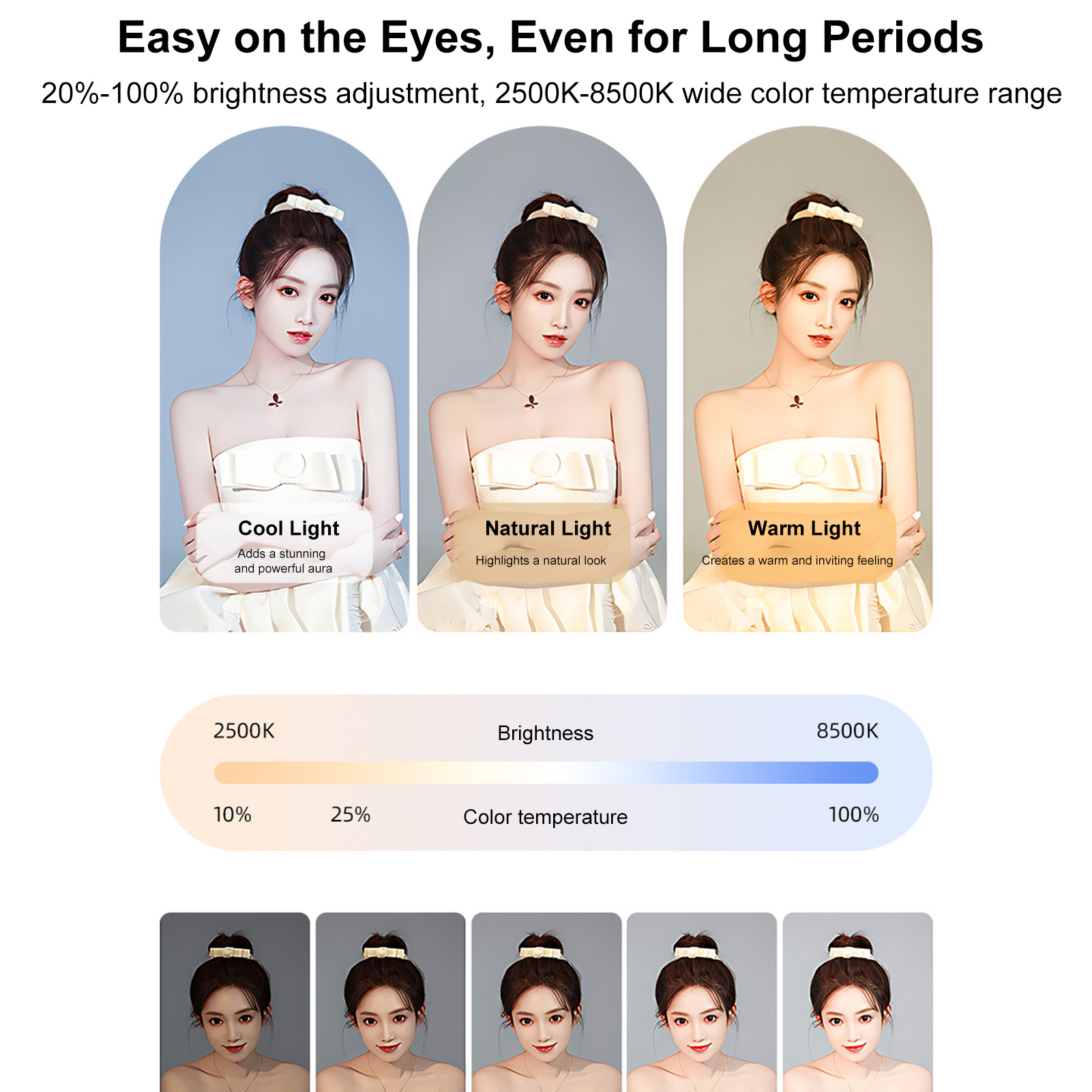 ไฟโทรศัพท์มือถือแบบชาร์จได้ พร - Photography Lighting Handheld บทวิจารณ์และราคา