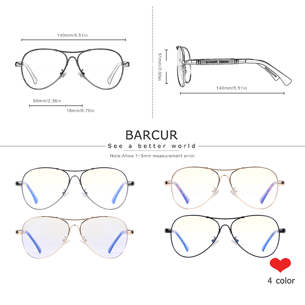BARCUR Anti Blue Light Blockin - Photography Lighting Game บทวิจารณ์และราคา