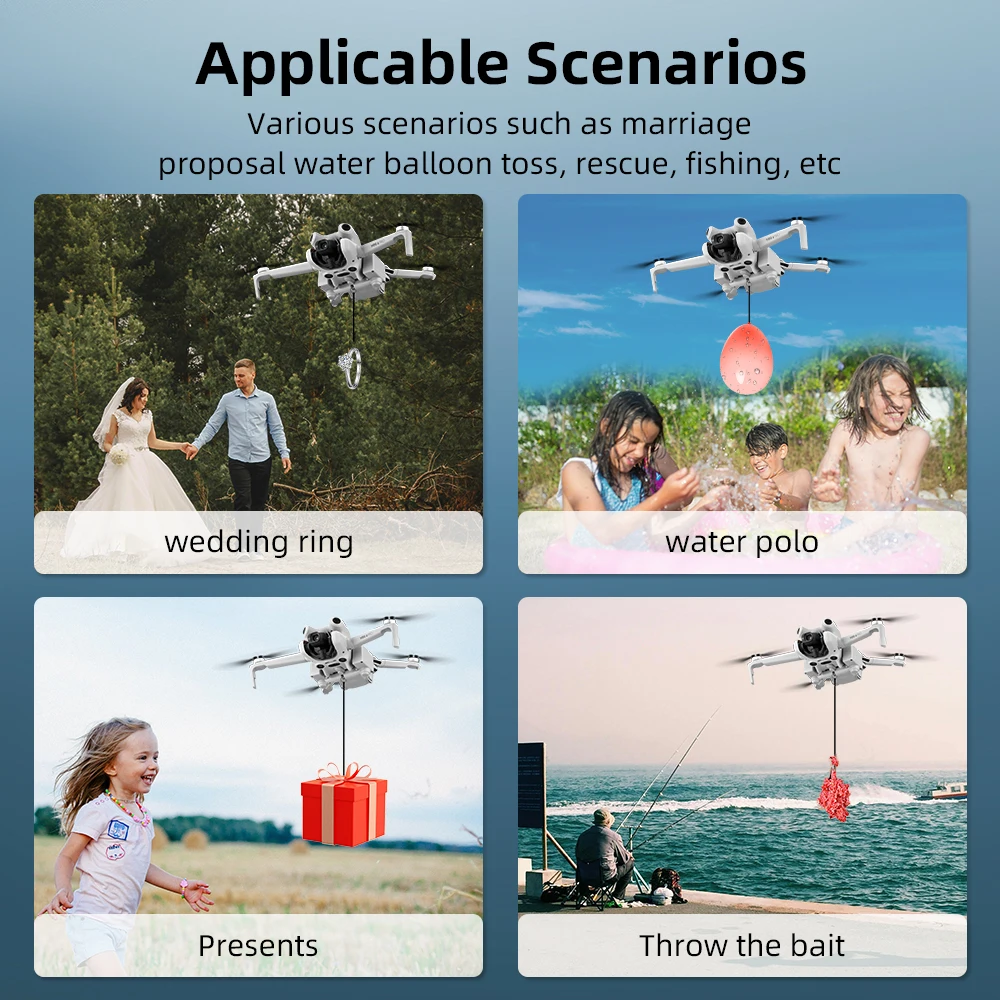 BRDRC Airdrop ระบบสําหรับ DJI  - Dji Drone Mini 4 Pro บทวิจารณ์และราคา