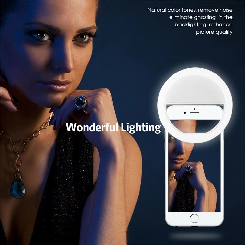 ไฟเซลฟี่แบบหนีบ ชาร์จ USB ได้  - Photography Lighting Description บทวิจารณ์และราคา