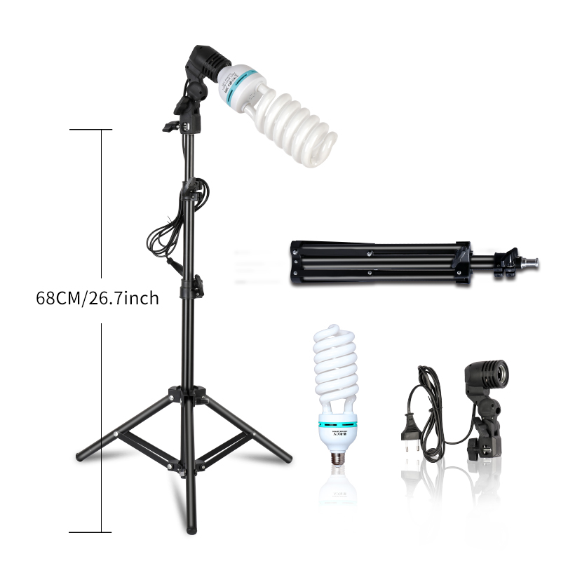 ชุดไฟถ่ายภาพแบบต่อเนื่อง 2 ชิ้ - Photography Lighting Kit Portable บทวิจารณ์และราคา