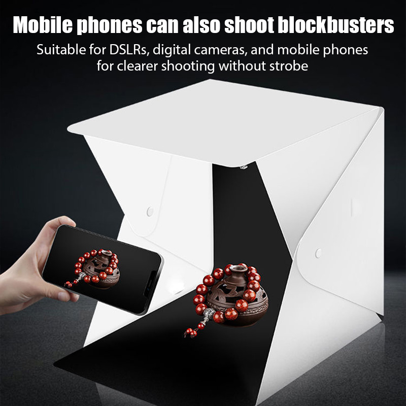 กล่องไฟพับได้แบบพกพาสำหรับถ่าย - Photography Lighting Kit Portable บทวิจารณ์และราคา