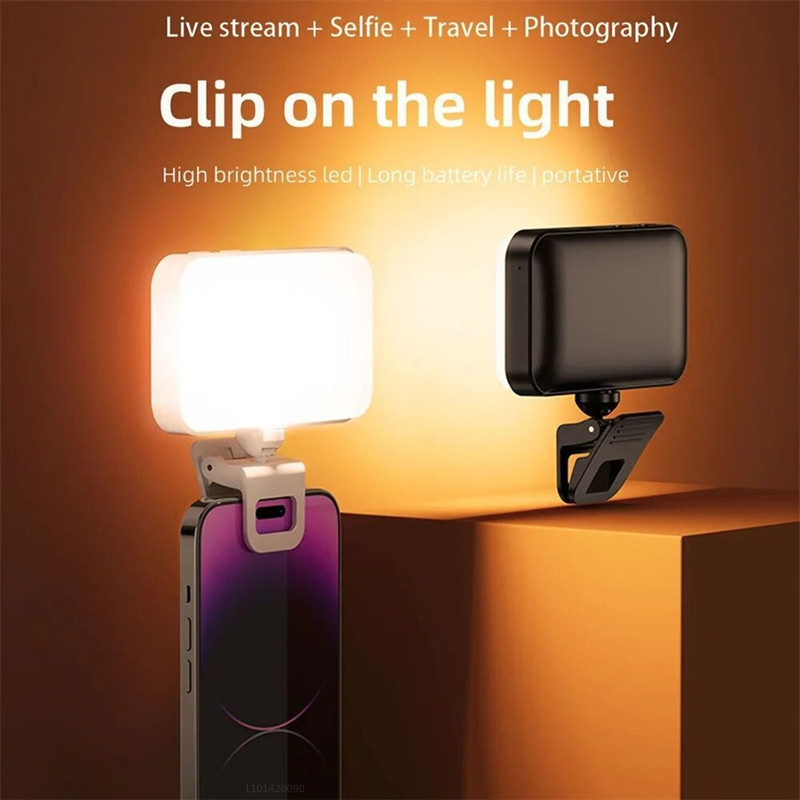 ไฟเซลฟี่ LED พกพาสำหรับ iPhone - Photography Mobile Lighting บทวิจารณ์และราคา